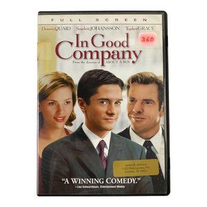 In Good Company (DVD, 2004)‎ Romance, Comedy, Scarlett Johansson, Dennis Quaid